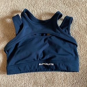 Navy Alphalete Bra